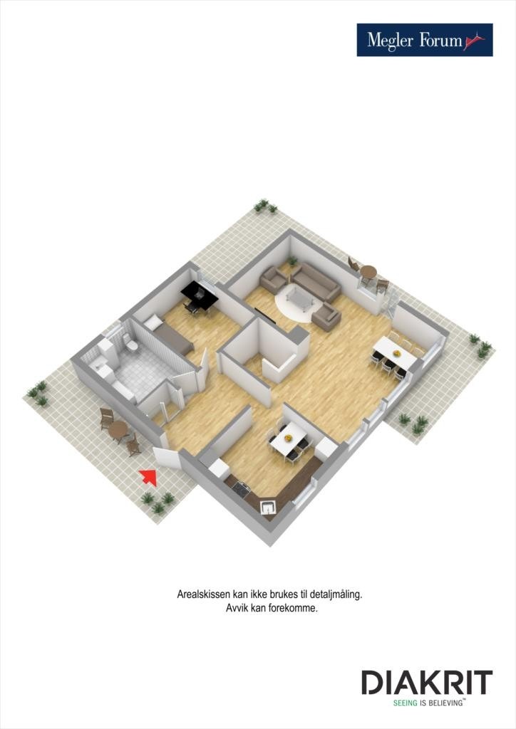 Planløsning 1.etg Galleribilde