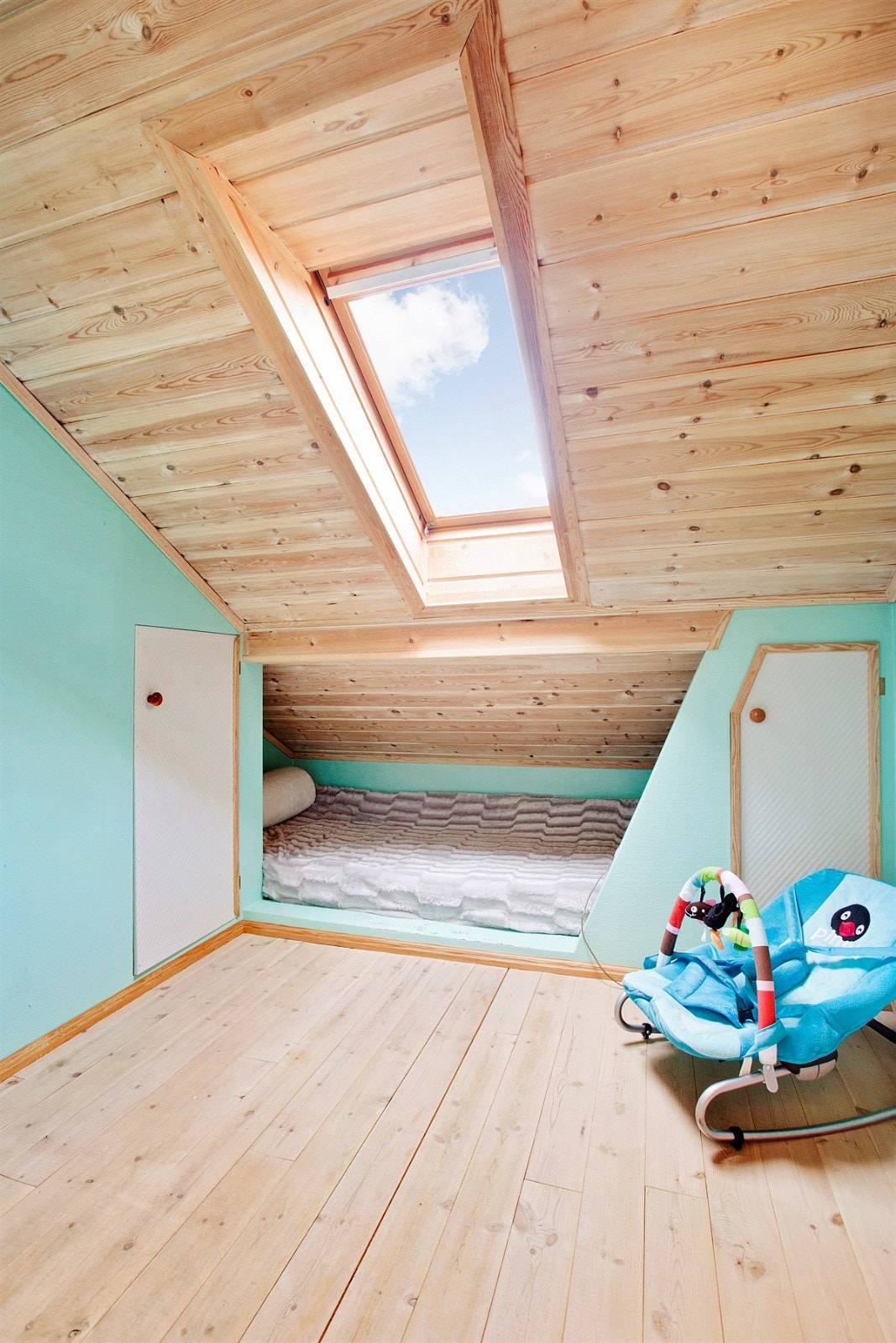 Disponibelt rom innredet som soverom Galleribilde