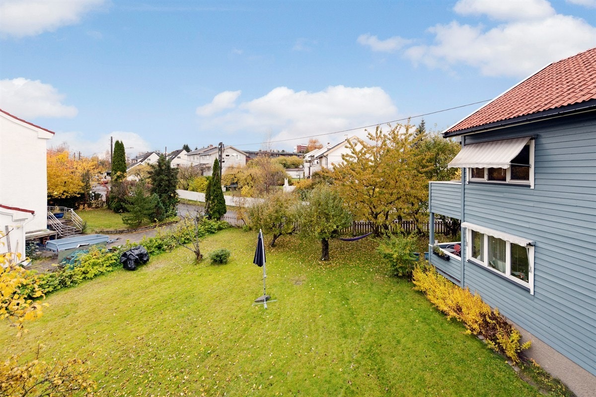 Utsyn fra balkong Galleribilde