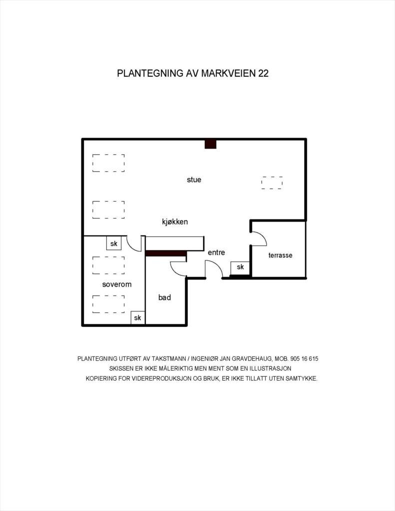 Planskisse Galleribilde