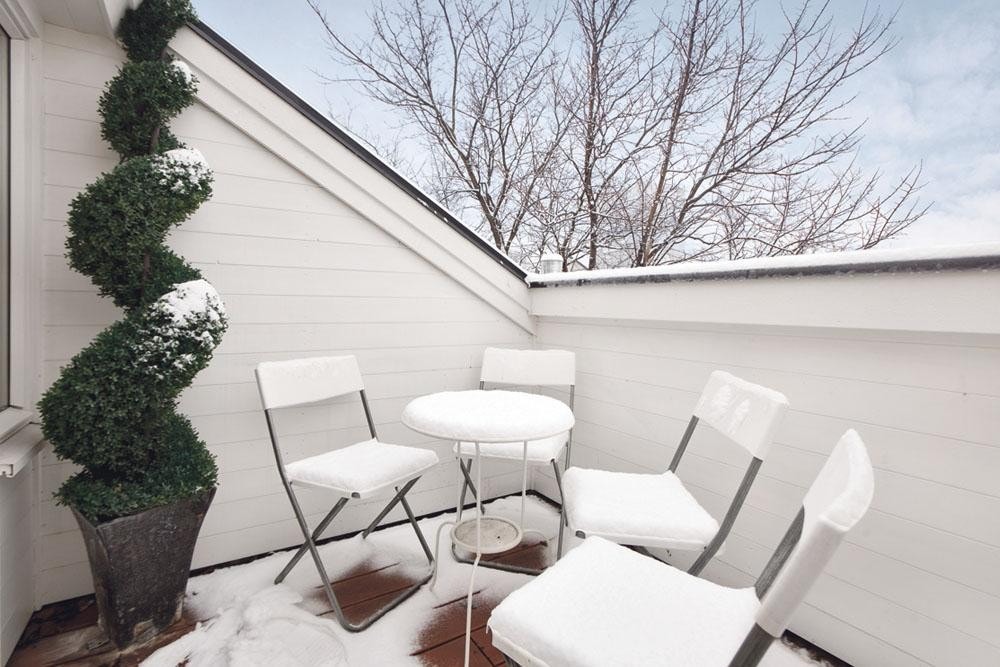 Takterrasse med fin utsikt. Galleribilde