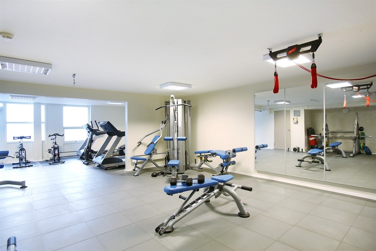 Felles trimrom i første etasje i gården. Galleribilde