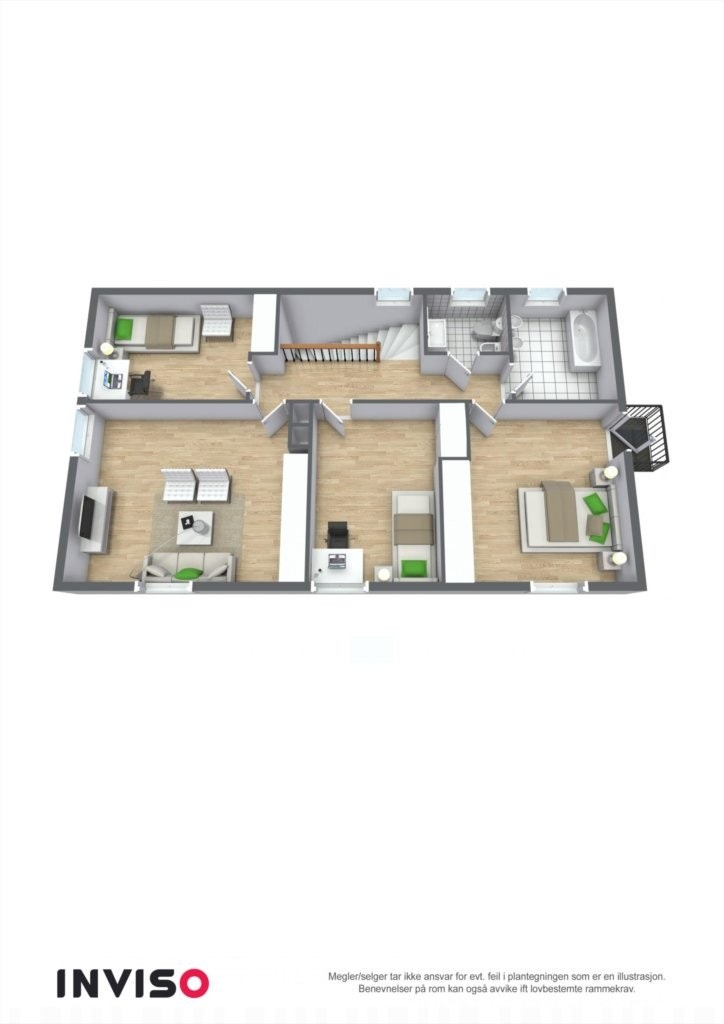 Plantegning 2.etg. Galleribilde