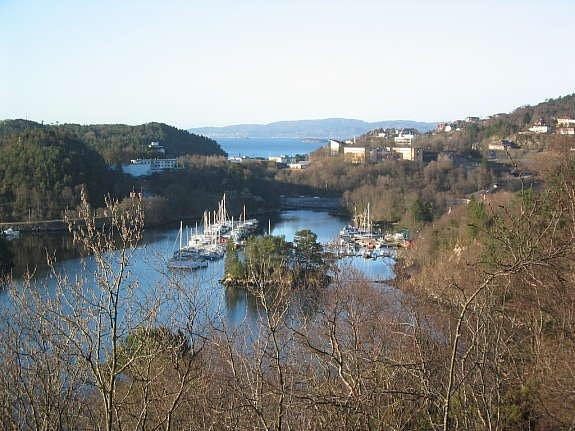 Utsikt fra tomtene. Galleribilde