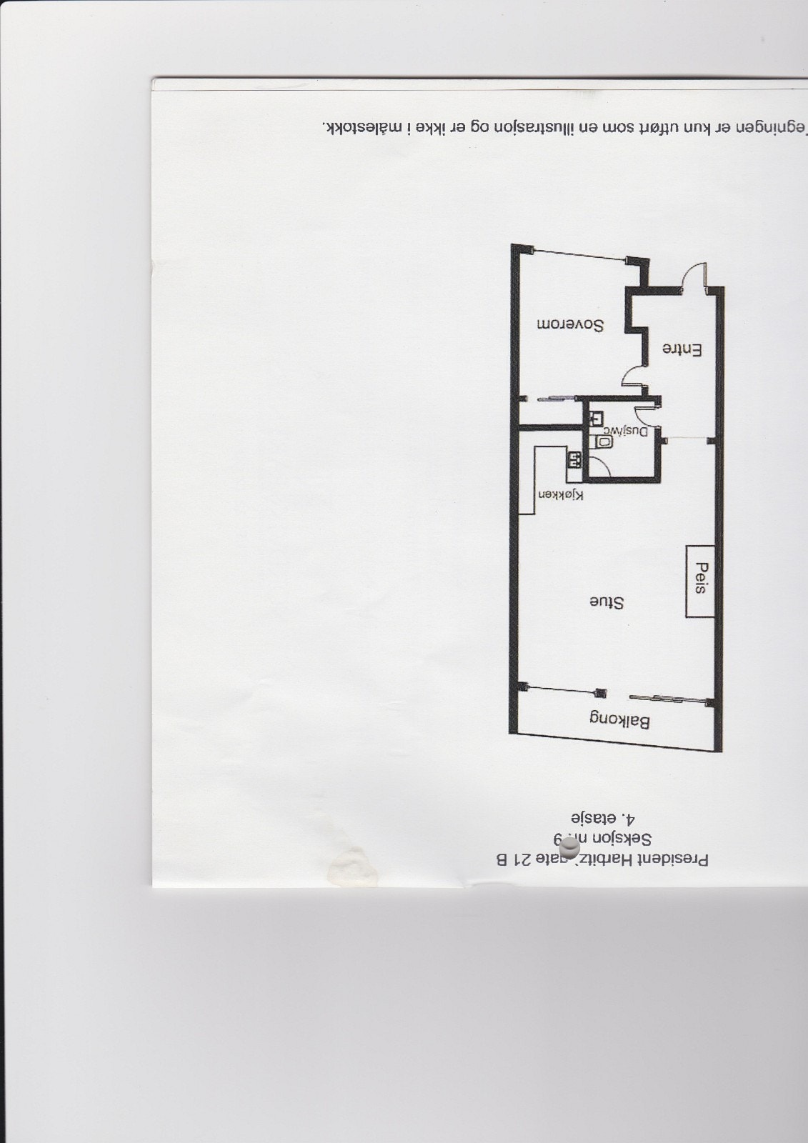 plantegning Galleribilde