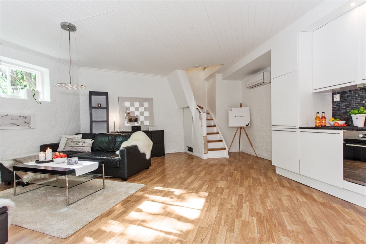 Åpen stue og kjøkkenløsning Galleribilde