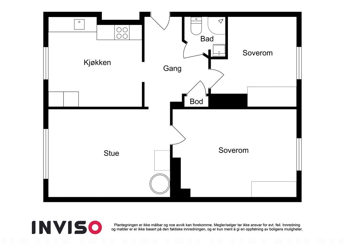 Plantegning Galleribilde