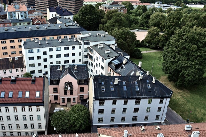 50 meter fra ytterdøren ligger idylliske Kampen park. Galleribilde