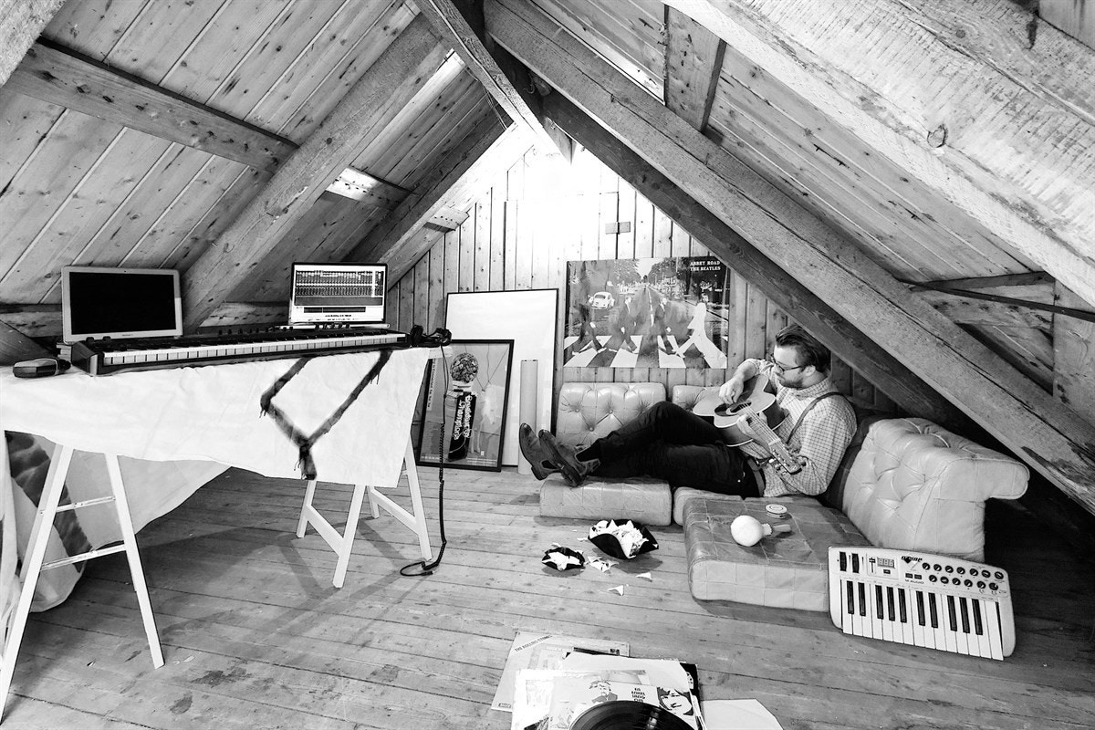 Loftsstudio - lagringsplass eller et lite studio. Galleribilde