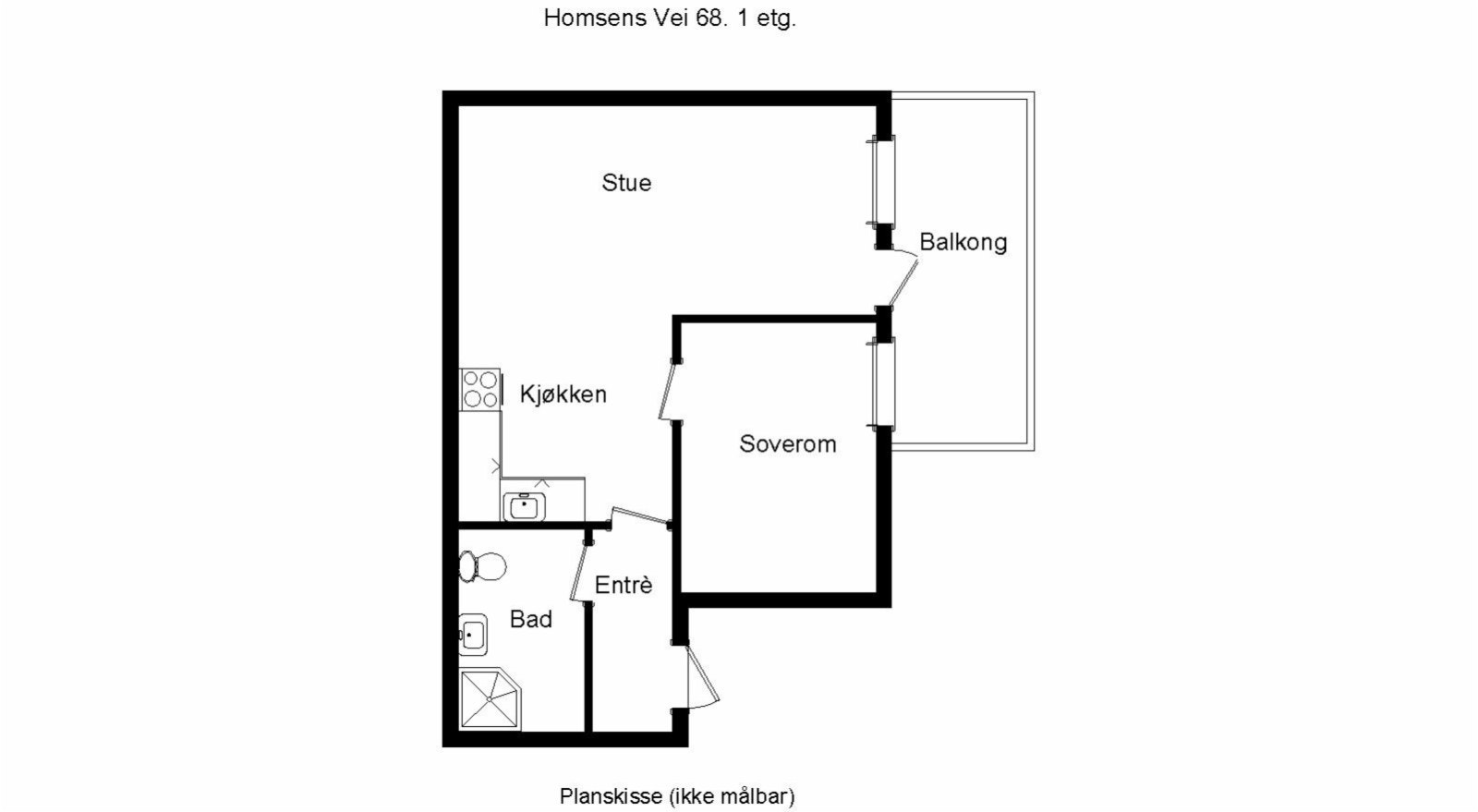 Planskisse Galleribilde