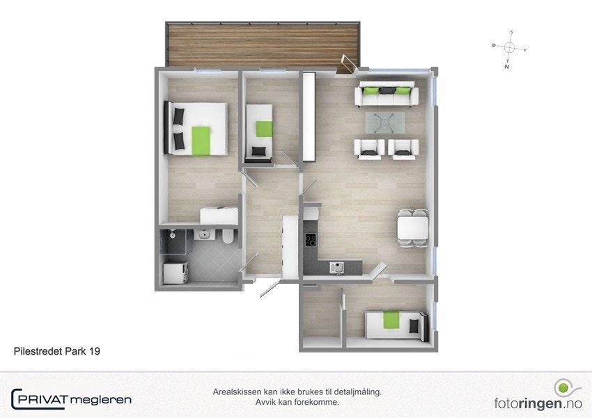 Plantegning - Pilestredet Park 19 Galleribilde