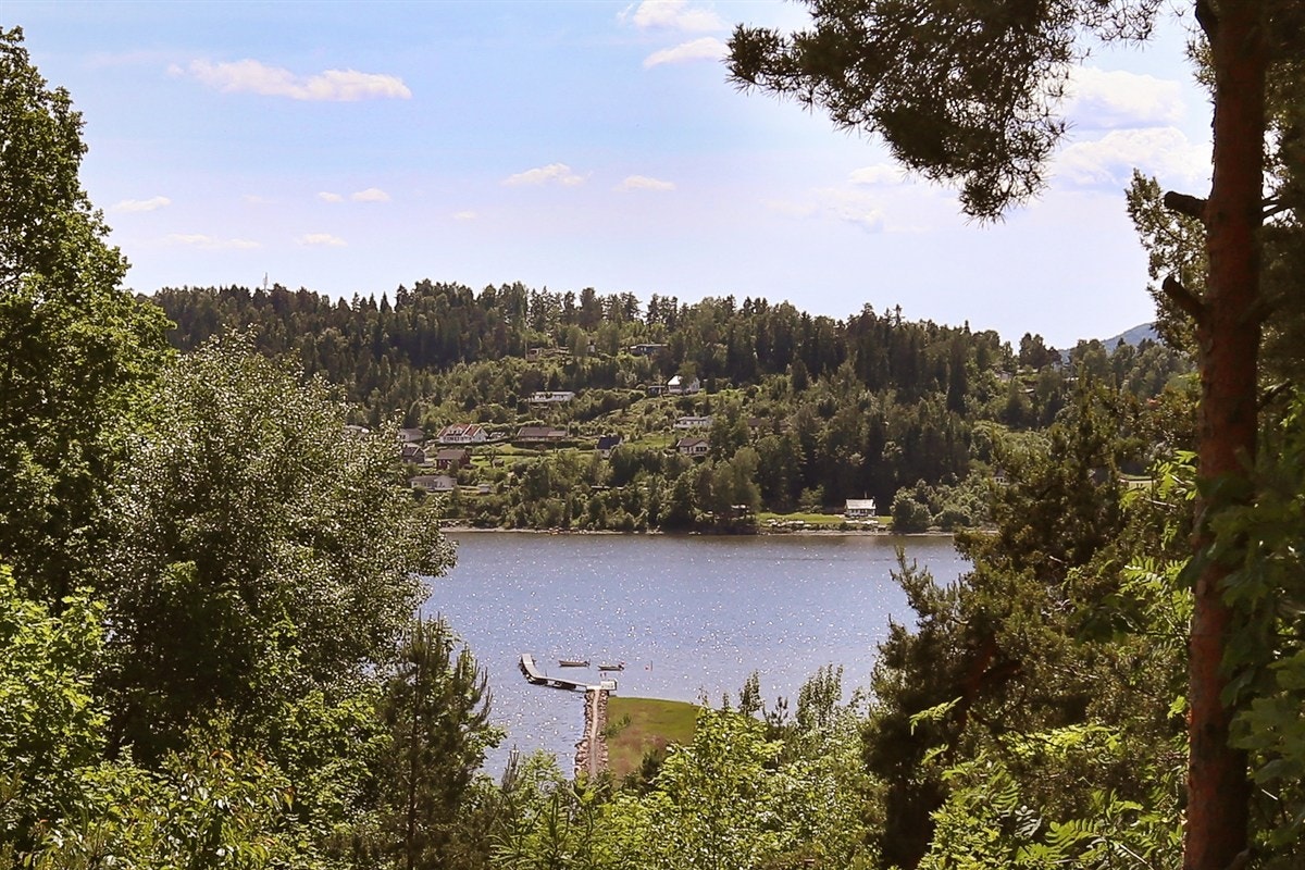 Utsikt fra terrasse Galleribilde