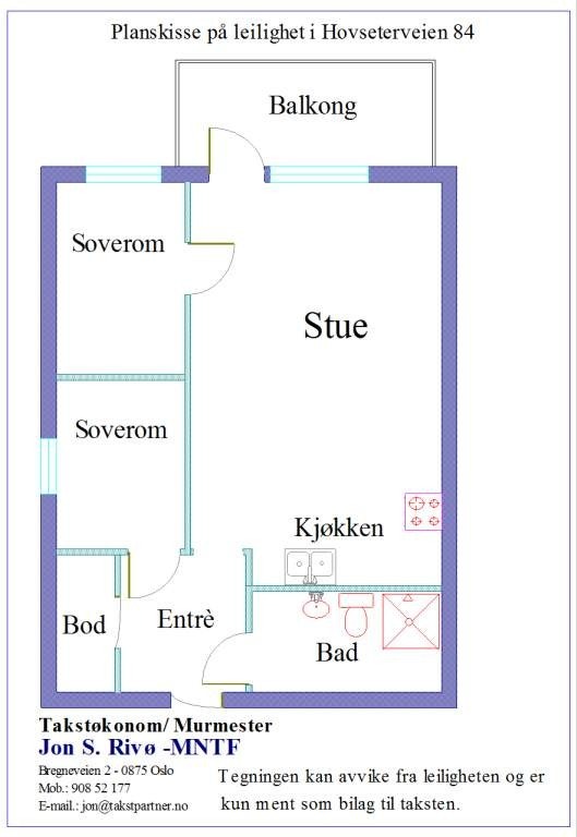 Plantegning Galleribilde