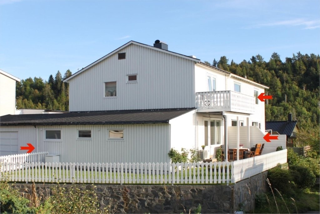 Fasade og terrasse mot vest Galleribilde