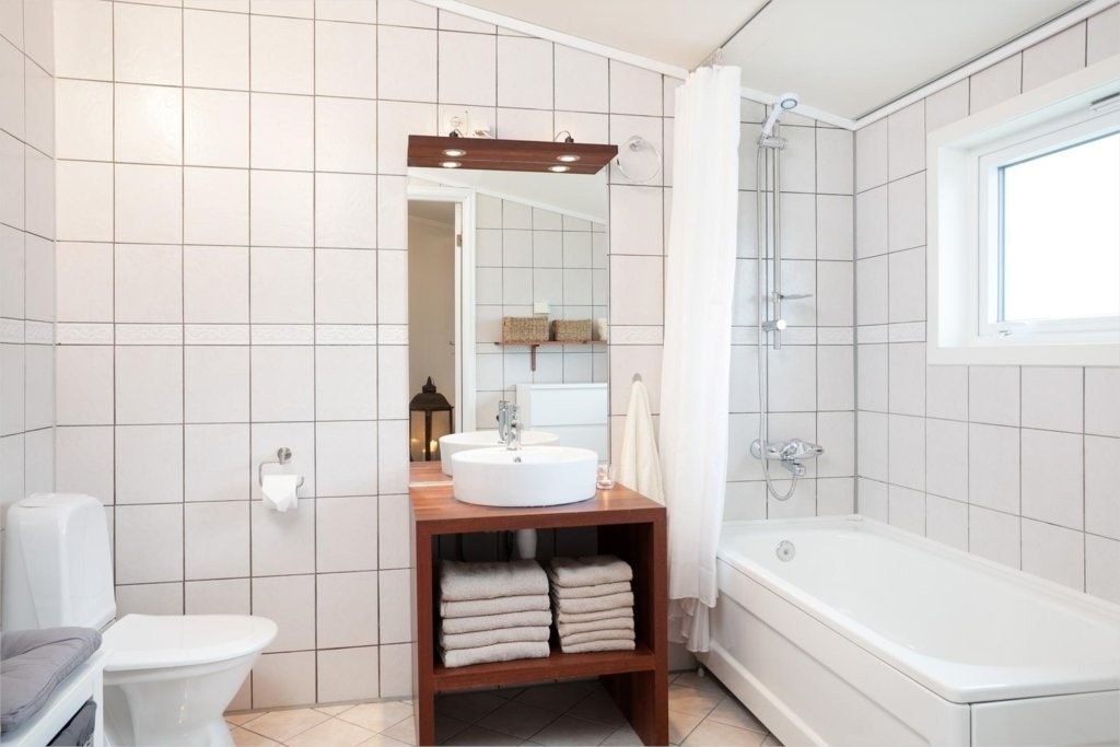 Bad med badekar Galleribilde