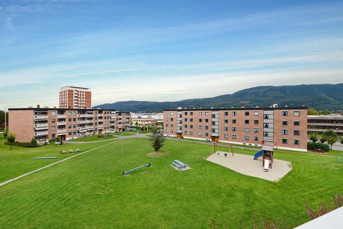 Utsyn fra terrasse Galleribilde