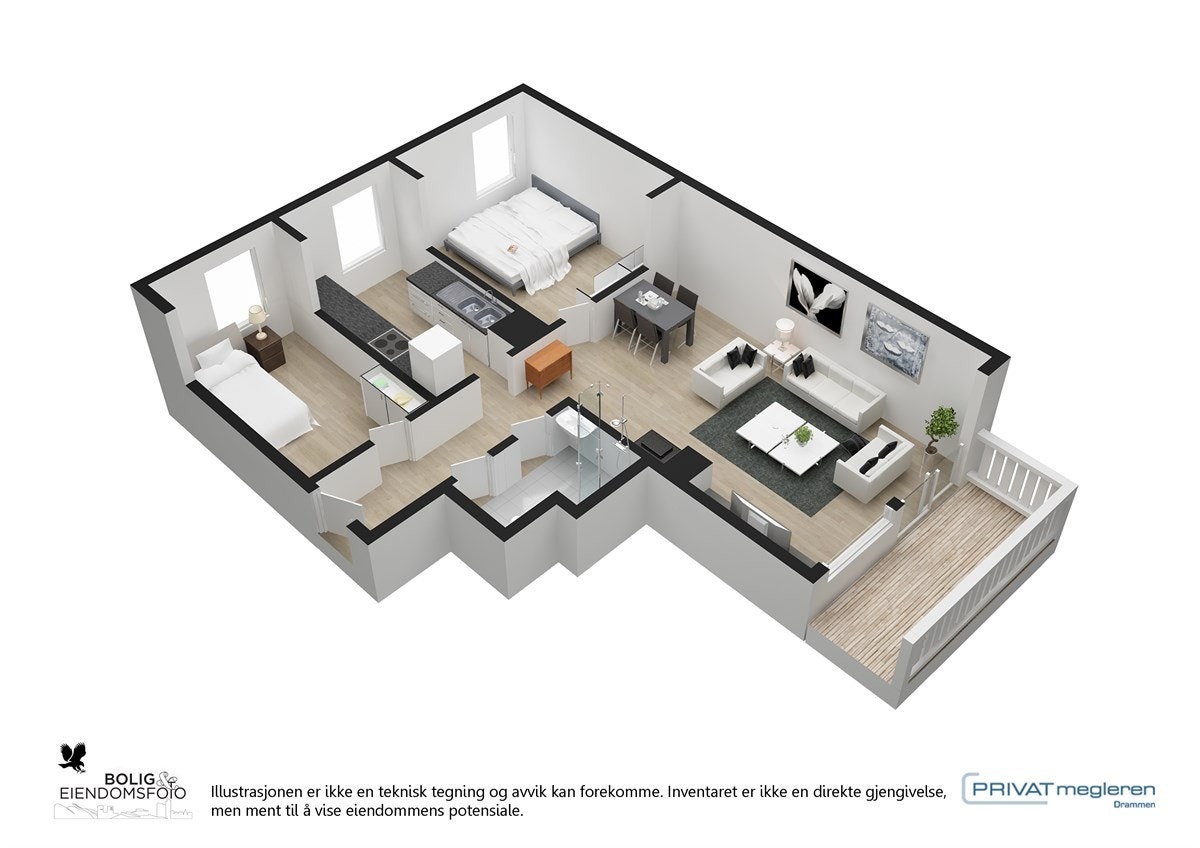 Plantegning Galleribilde