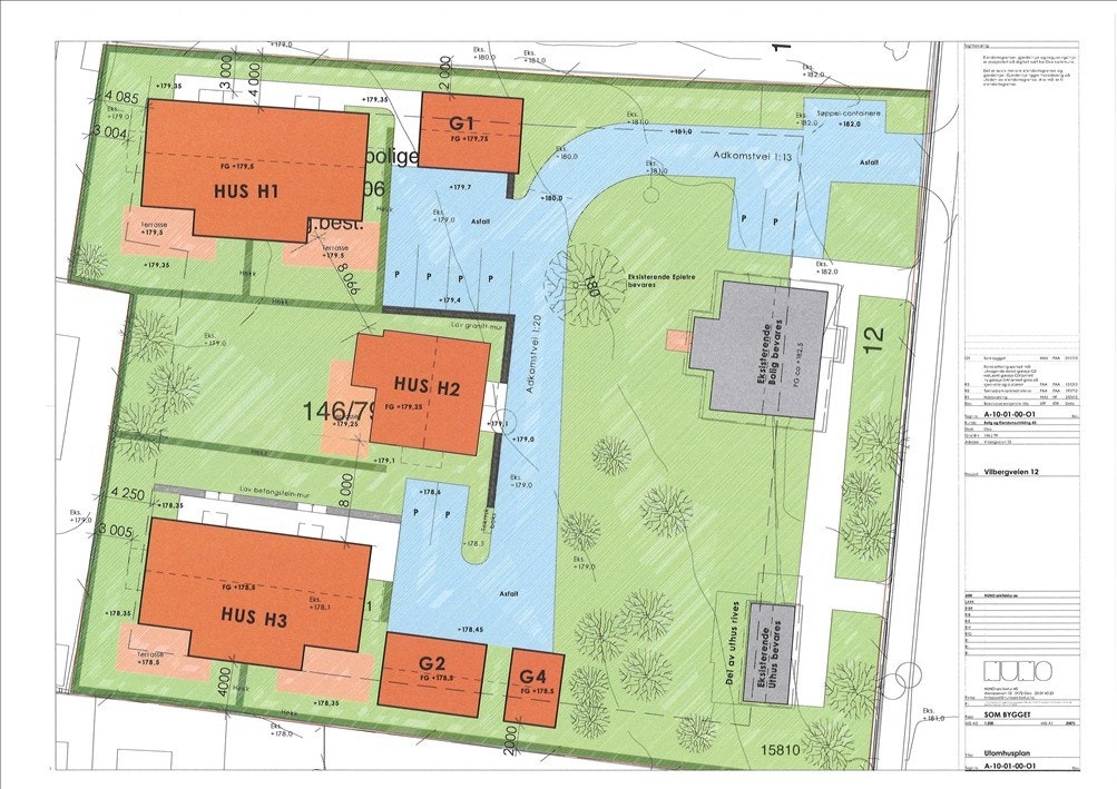 Utenomhusplan med korrekt adkomst Galleribilde