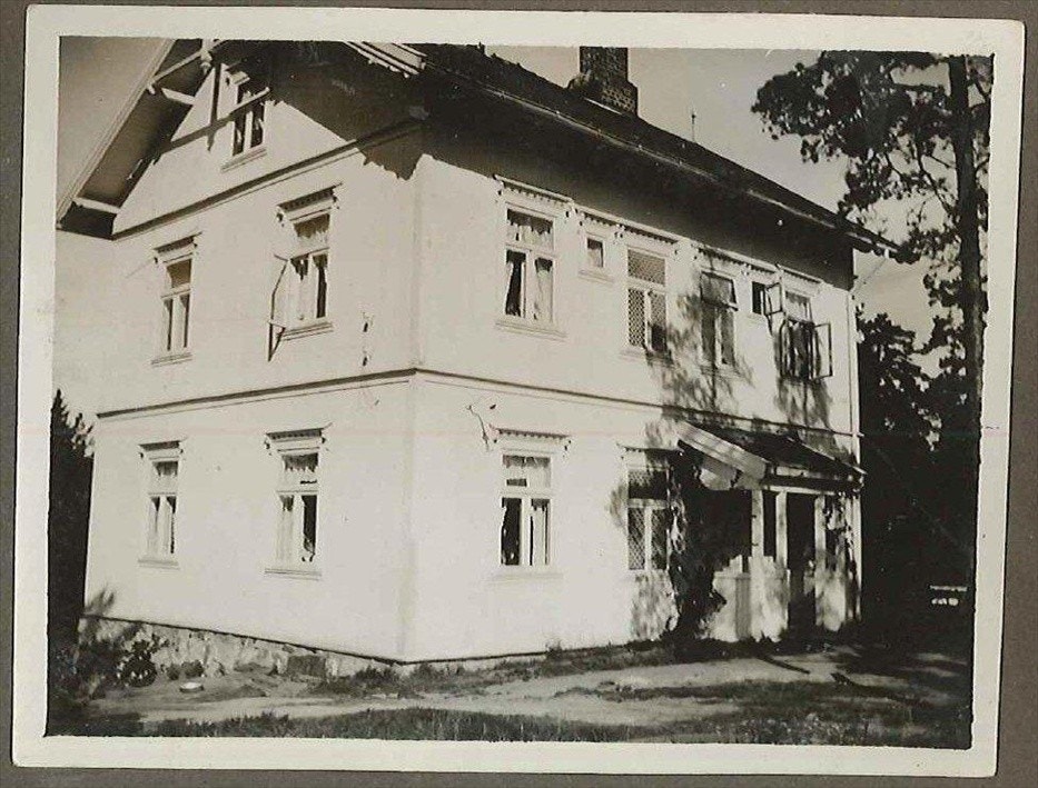 Historisk bilde av fasaden Galleribilde