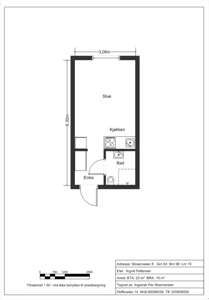Sinsenveien 5. Lnr 15. 1-50 Galleribilde