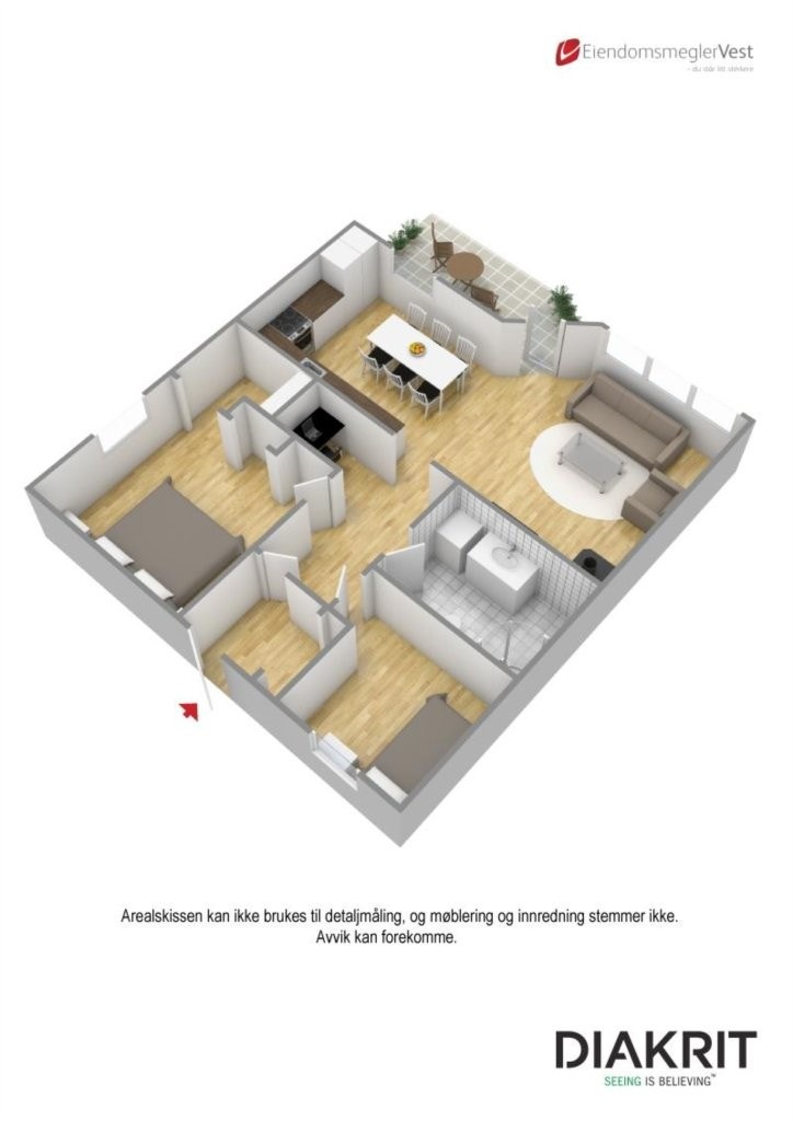 Plantegning3D Galleribilde