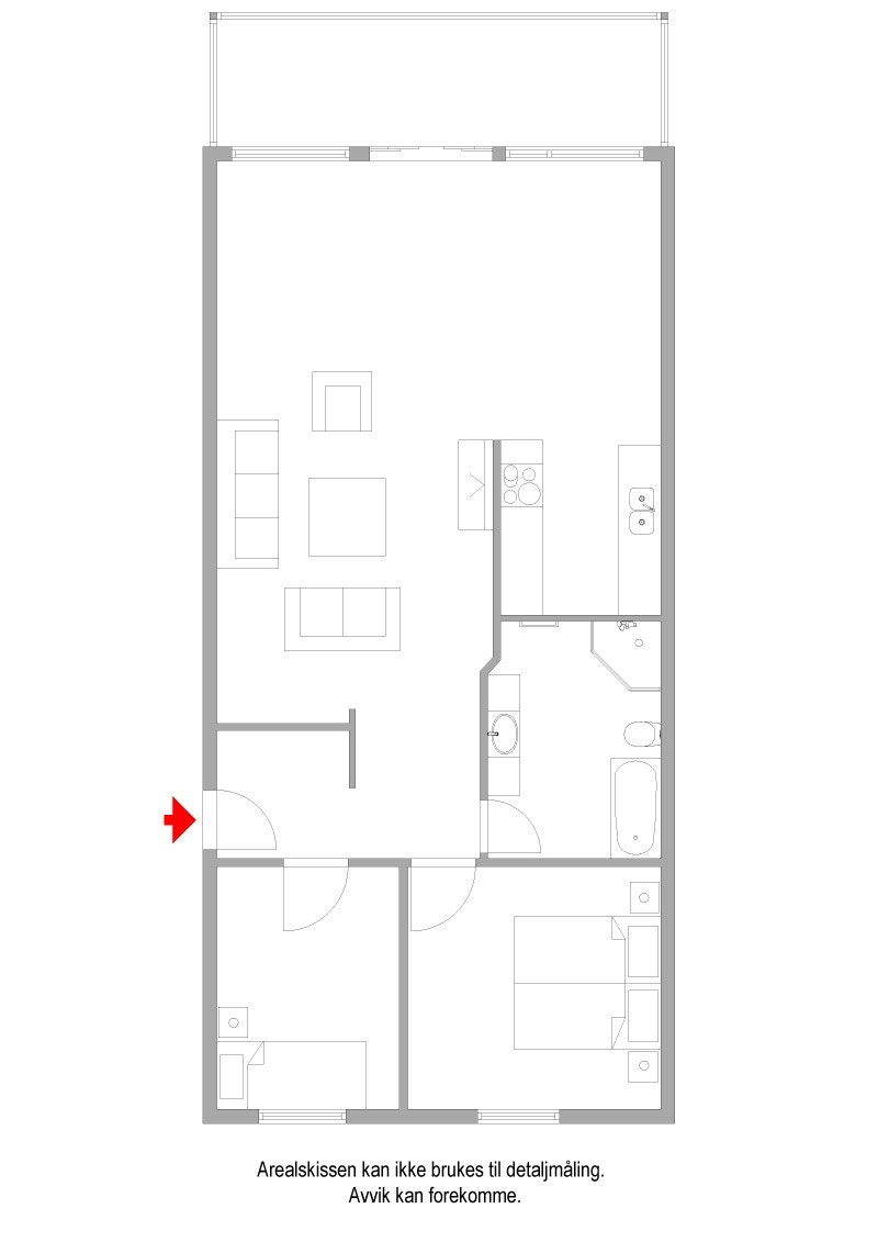 Plantegning 2D Galleribilde