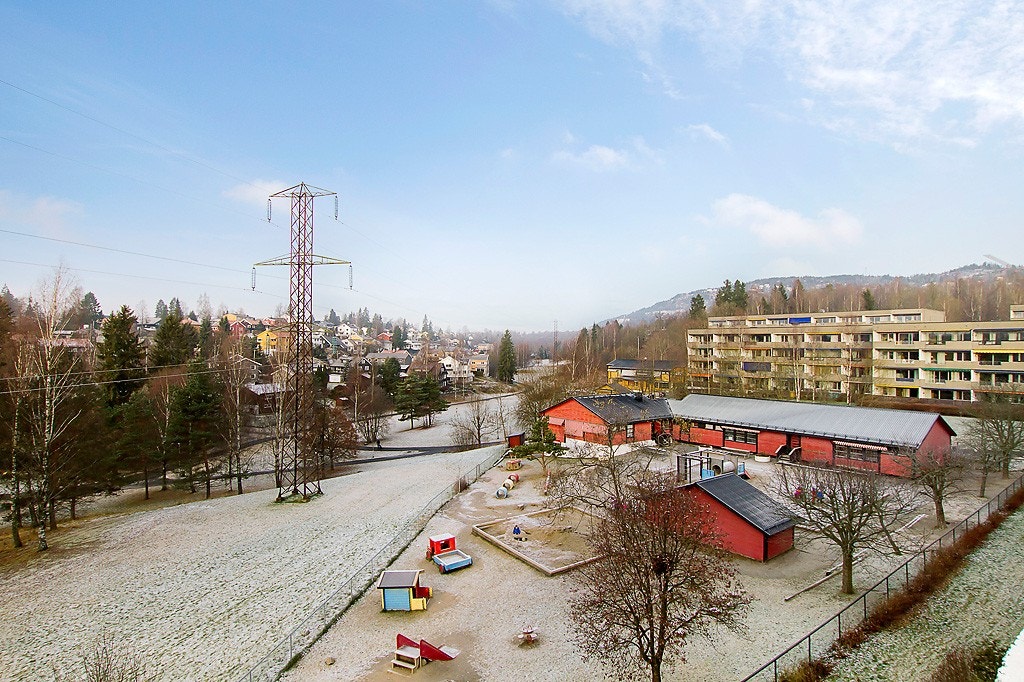 Utsikt fra terrassen Galleribilde