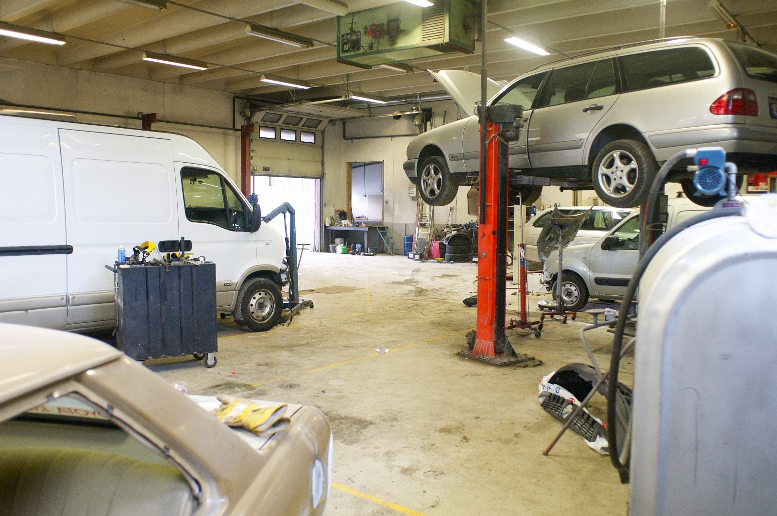 Bilverksted Galleribilde