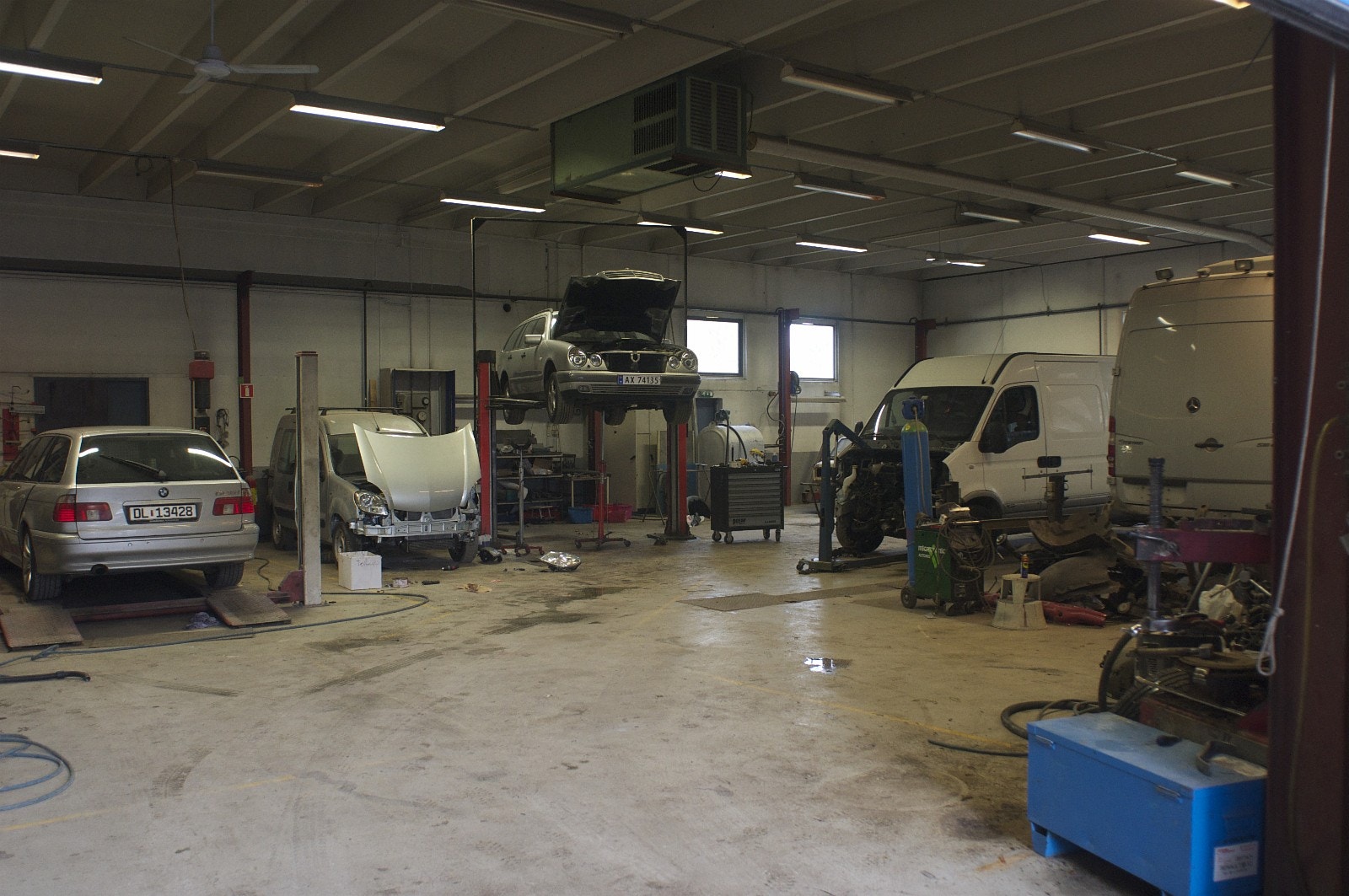 Bilverksted Galleribilde