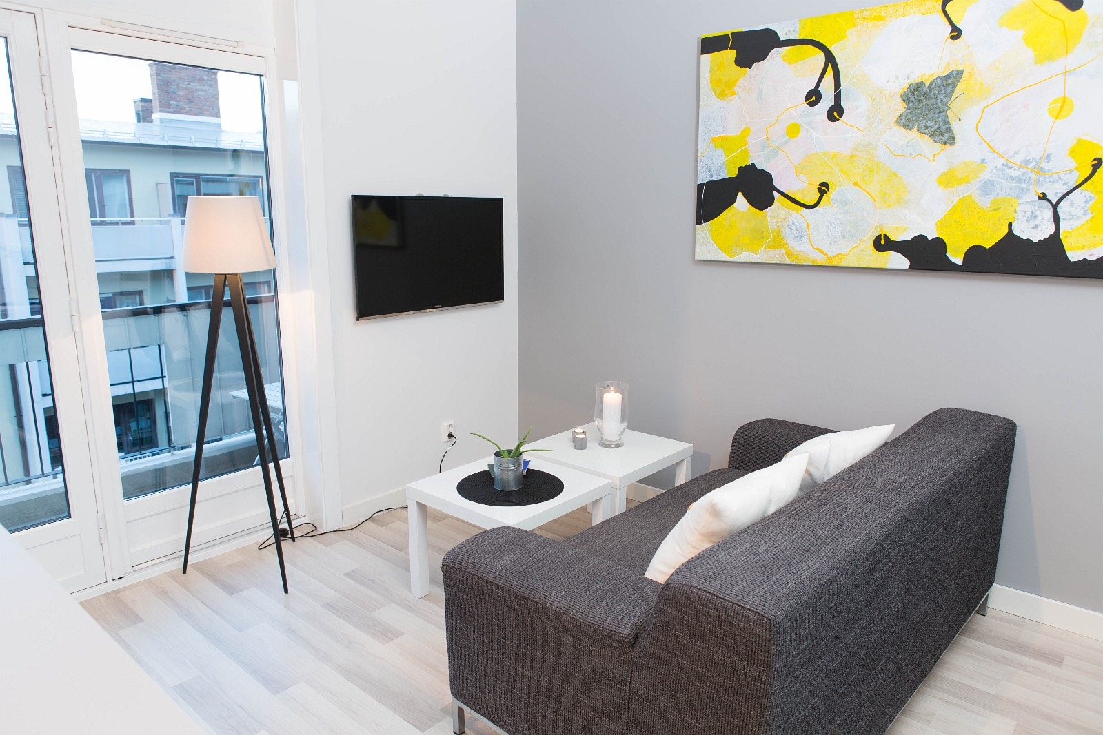 Lys og trivelig stue Galleribilde