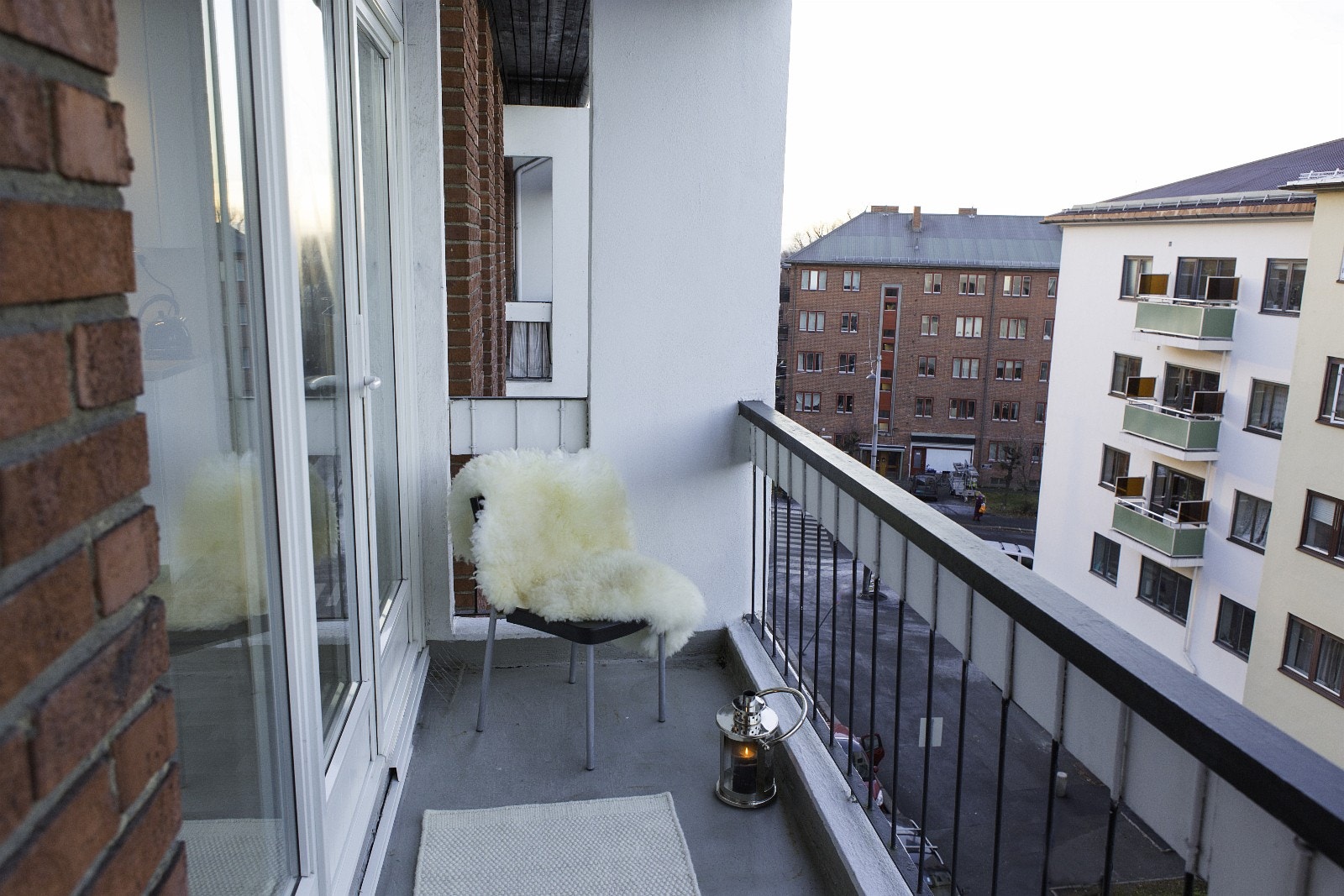 Koselig balkong Galleribilde