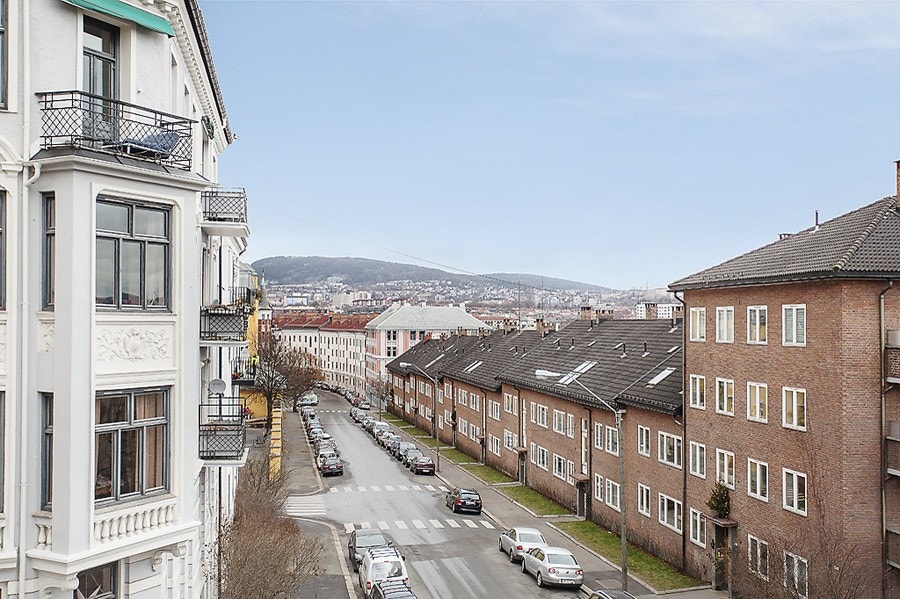 Utsikt Fougstads gate Galleribilde