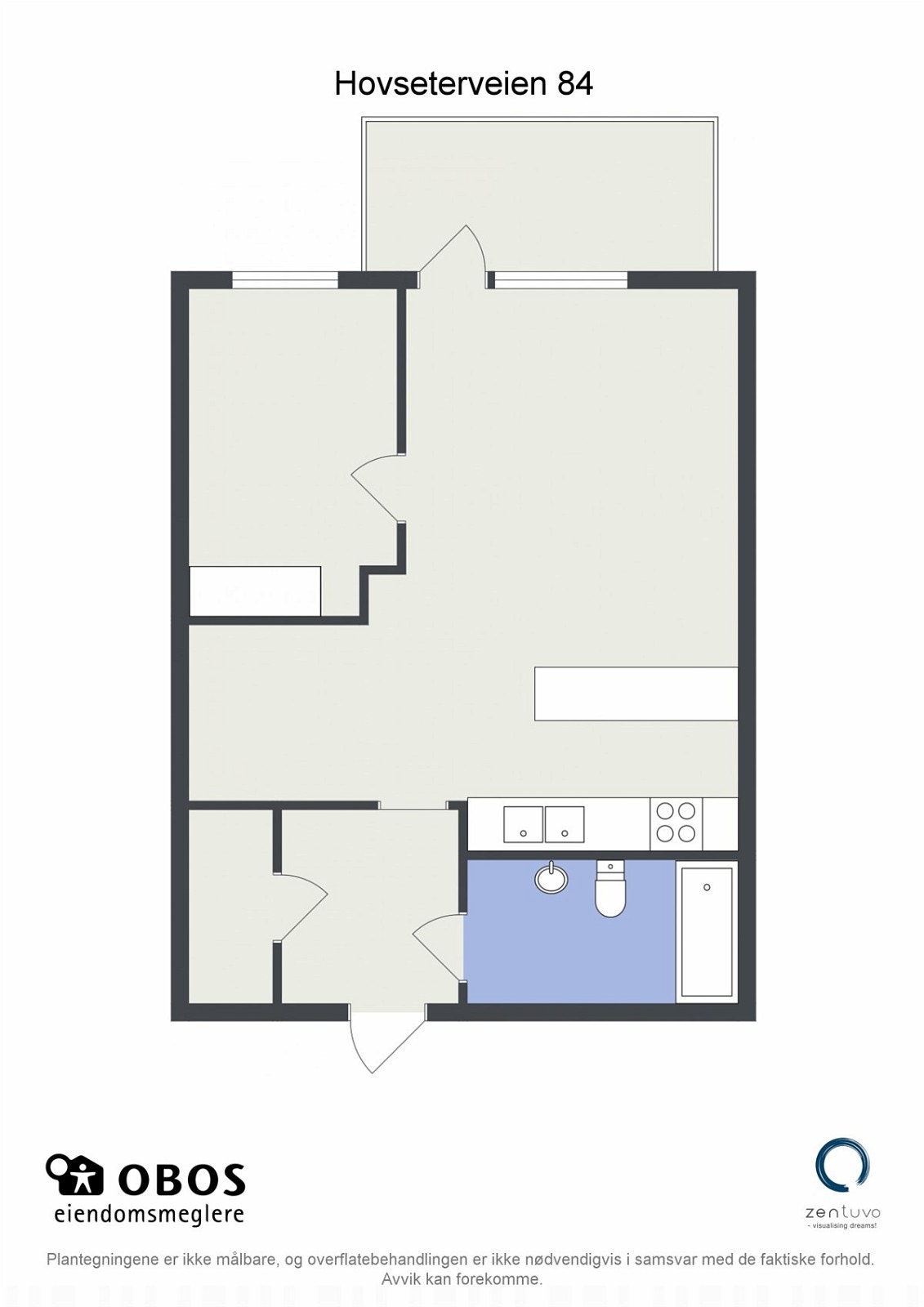 Floorplan letterhead - Hovseterveien 84 - Hovseterveien 84 - 2D Floor Plan Galleribilde