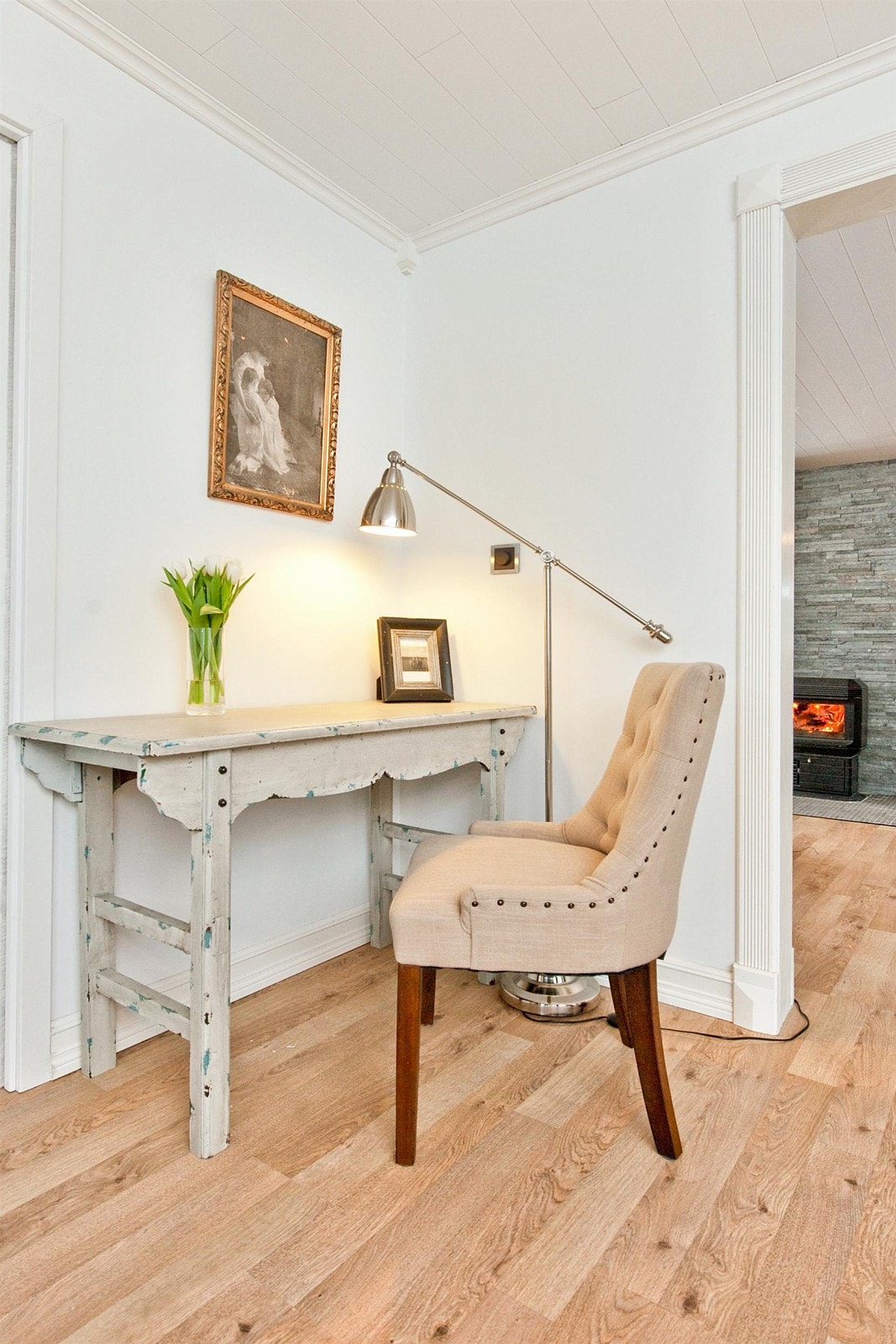 Praktisk liten arbeidsplass. Galleribilde