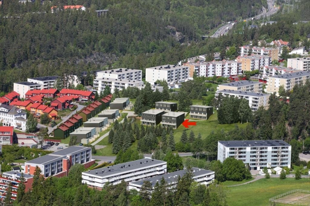 Dataanimert bilde av et litet soverom i annen etasje. Bildet viser alt. planløs Galleribilde