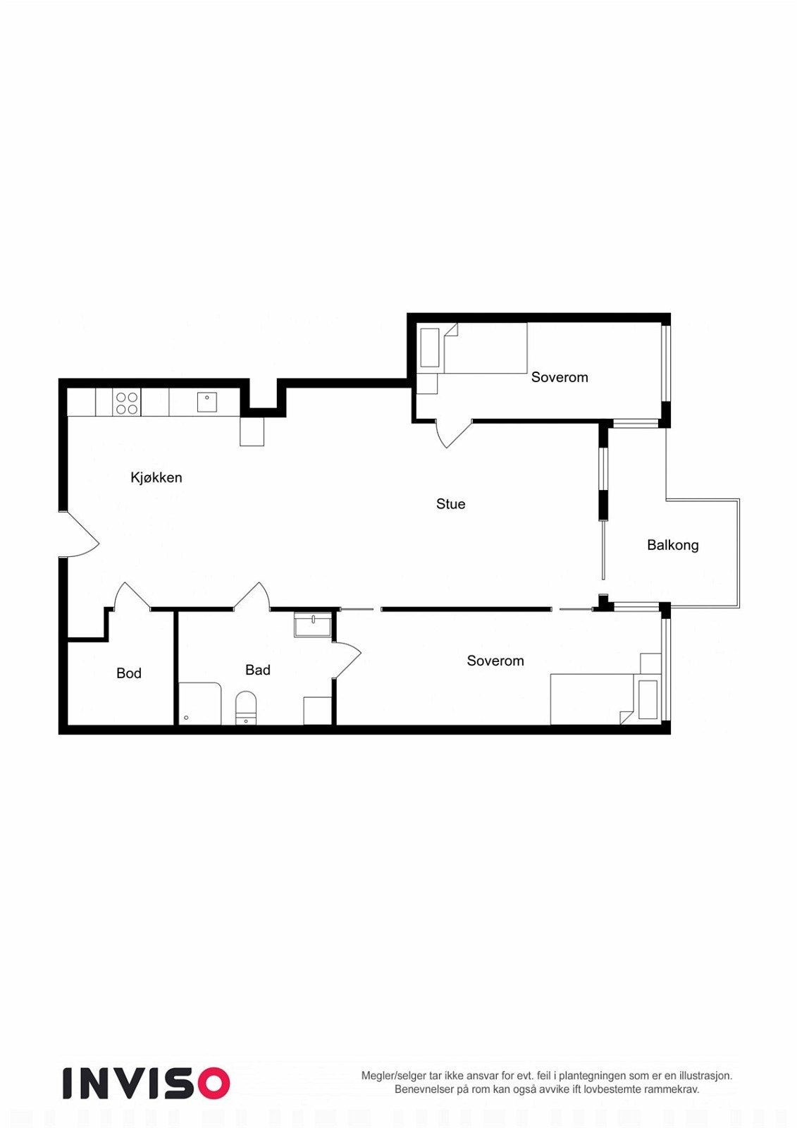 Plantegning 2D Galleribilde