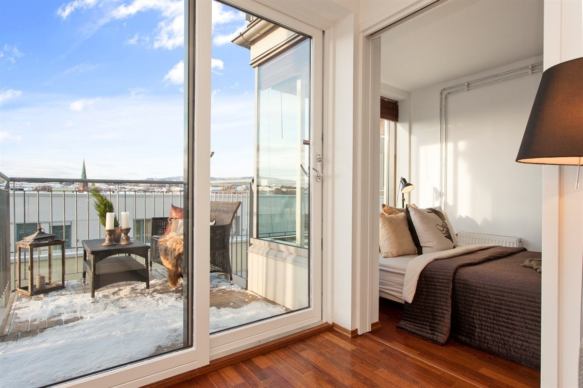 Overgang fra stue til soverom Galleribilde