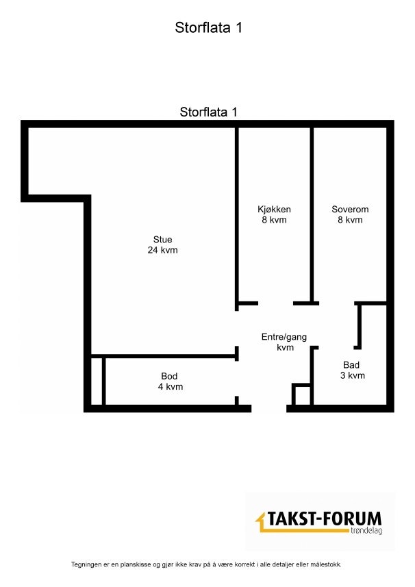 Planskisse Galleribilde