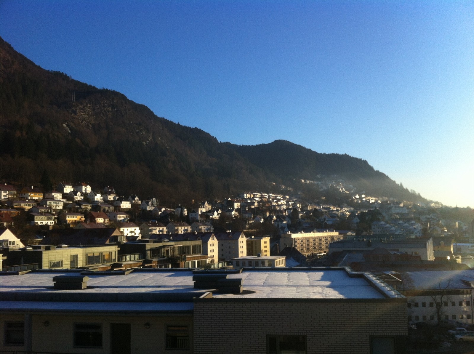 Usikt fra takterasse Galleribilde