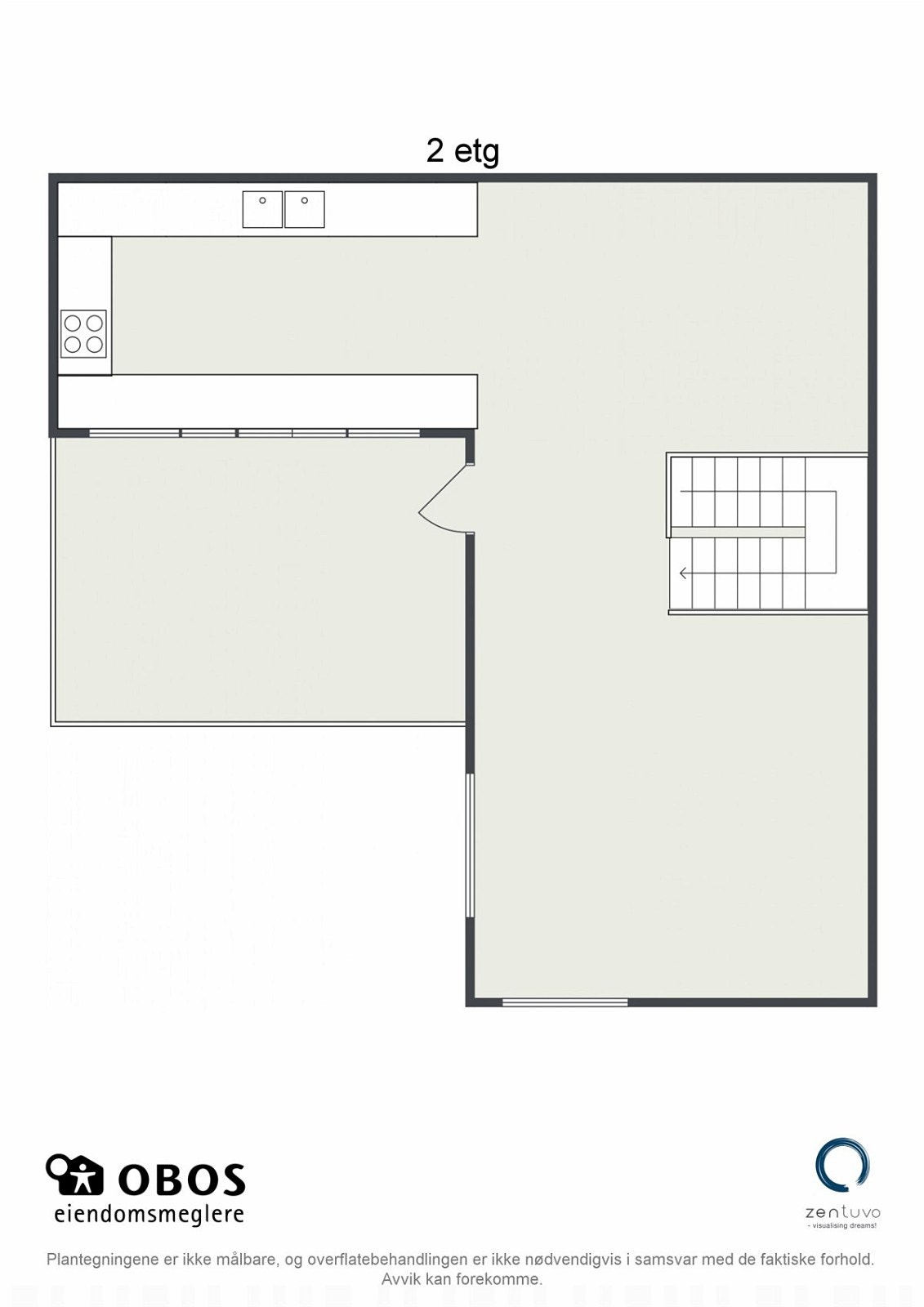 Planskisse 2-etg Galleribilde