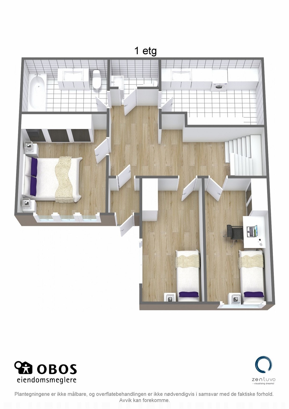 Planskisse 1.etg Galleribilde