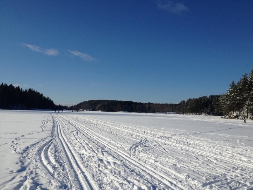Området rundt Nøklevann er et populært turområde både sommerstid som vinterstid. Galleribilde