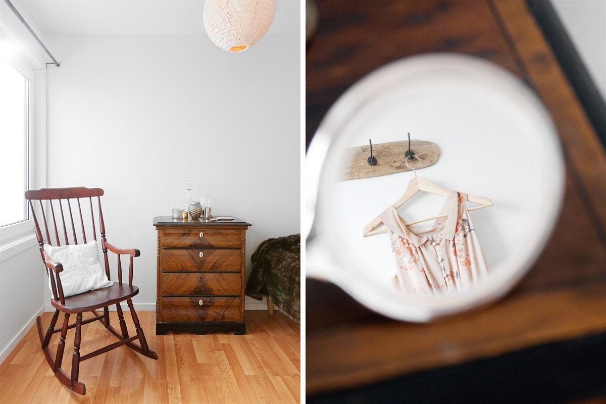 Detaljer fra soverommet Galleribilde