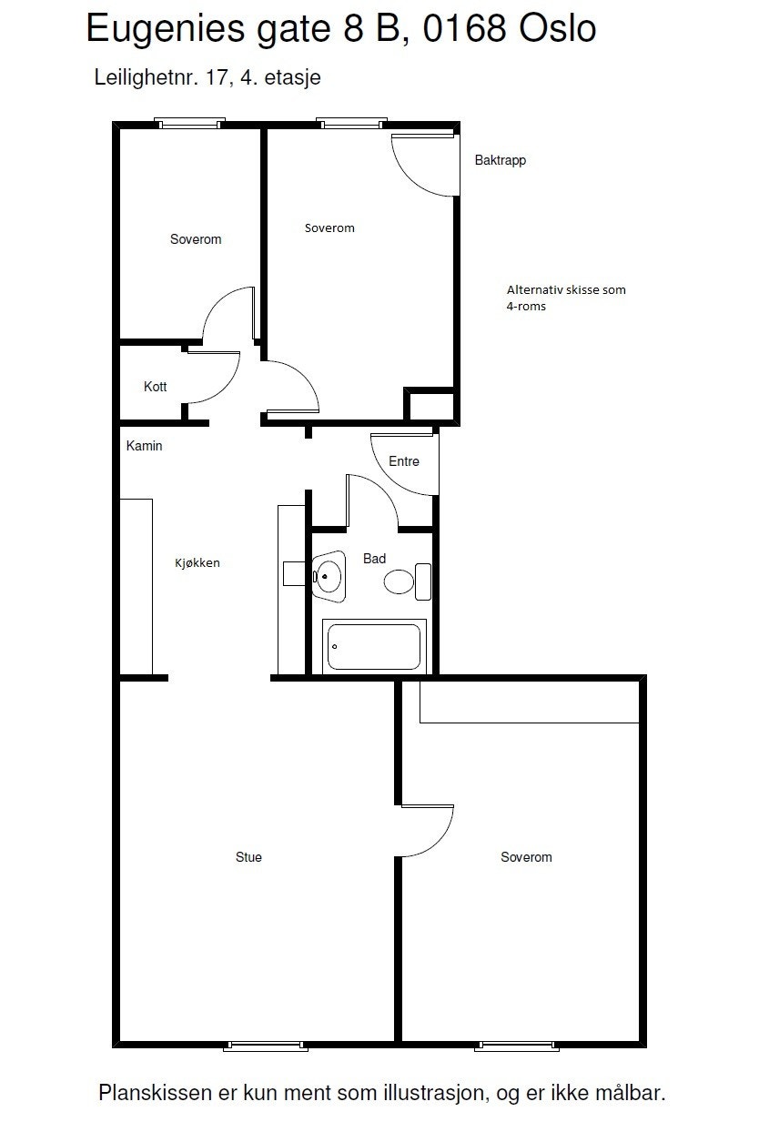 Alternativ skisse Galleribilde