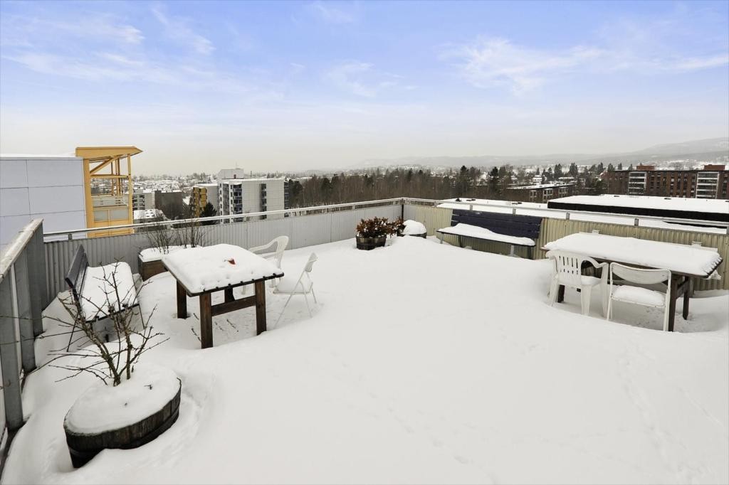 Takterrasse med fantastisk utsikt Galleribilde