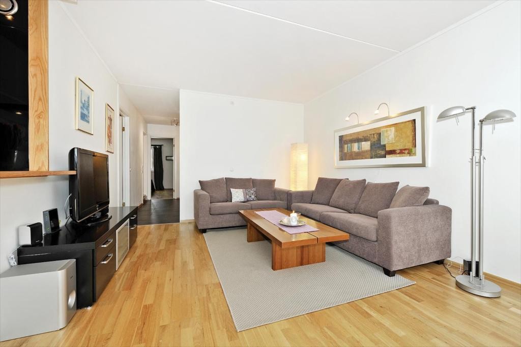 Stue med sofakrok Galleribilde