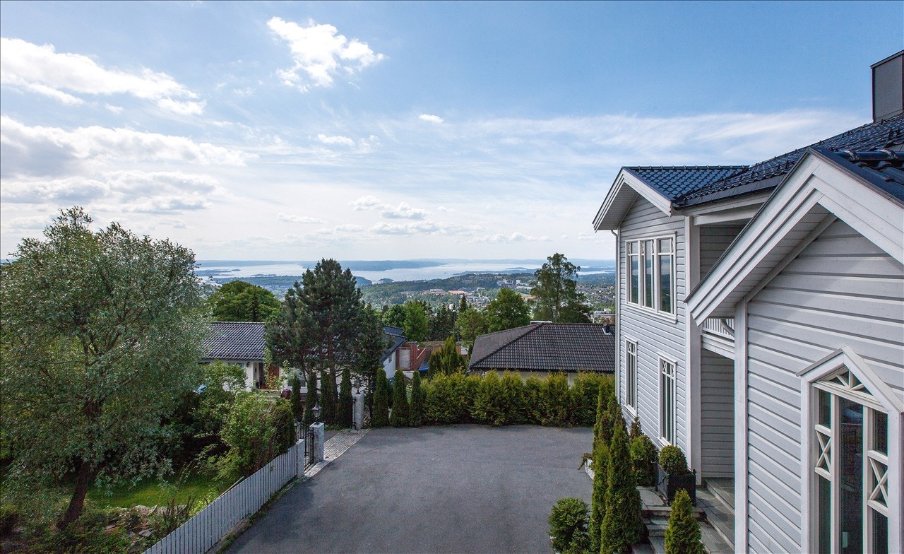 Tomt med utsikt Galleribilde