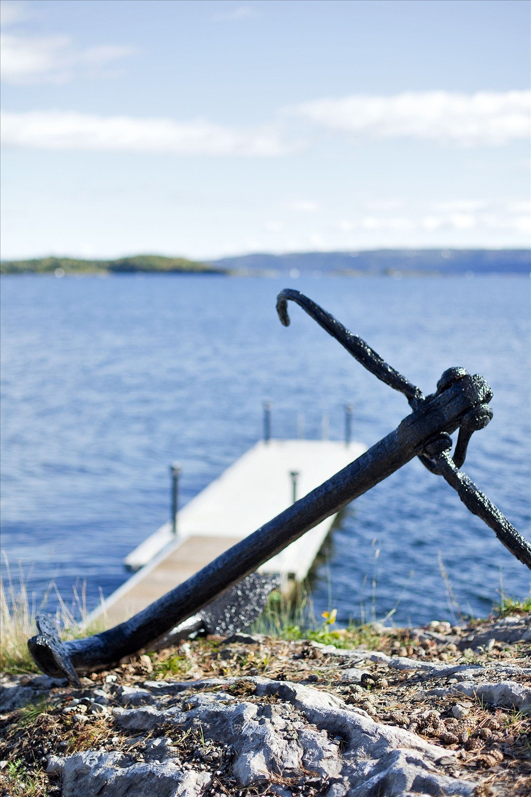 Strand og brygge Galleribilde