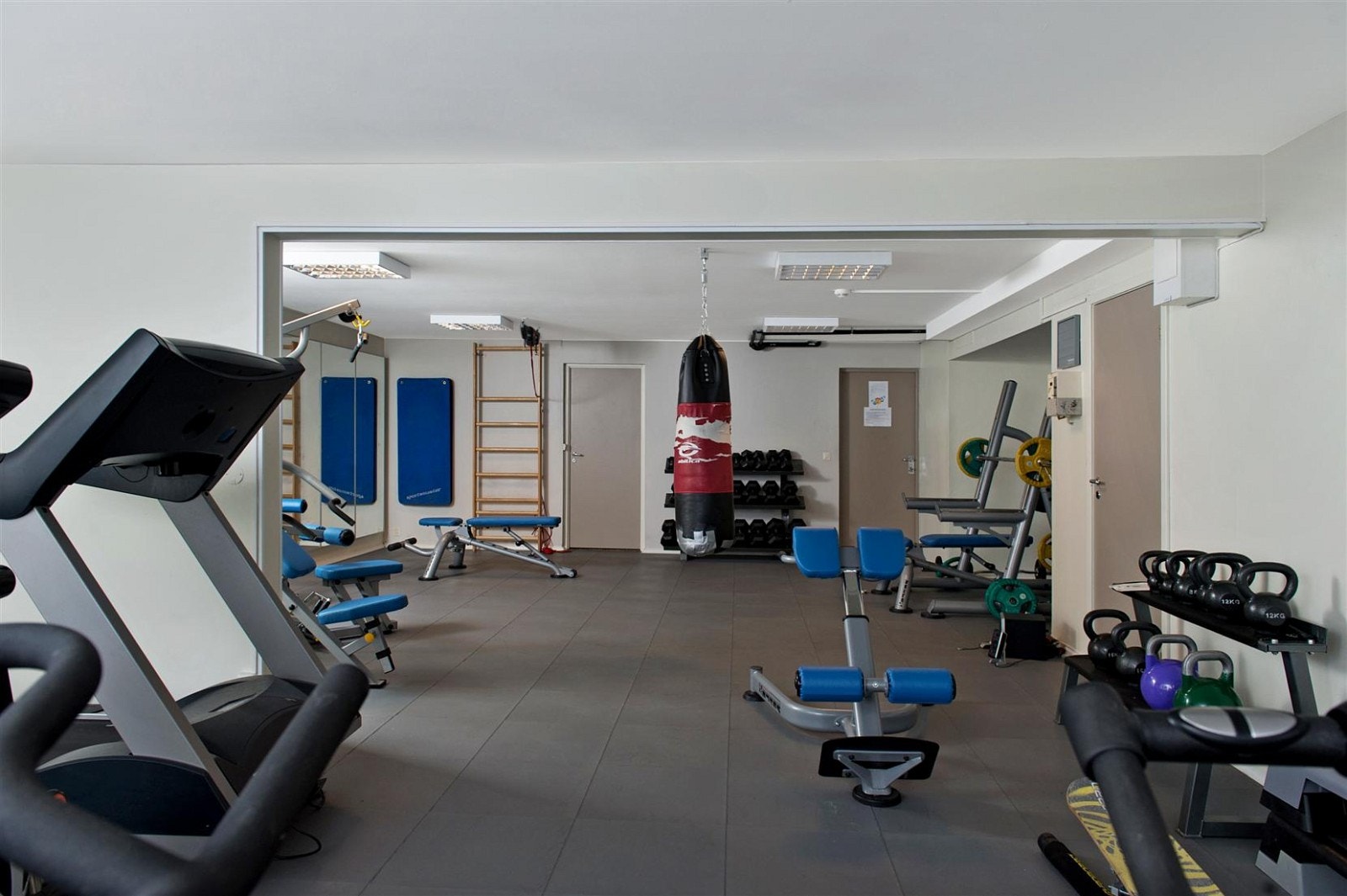 Moderne og godt utstyrt treningsrom. Galleribilde