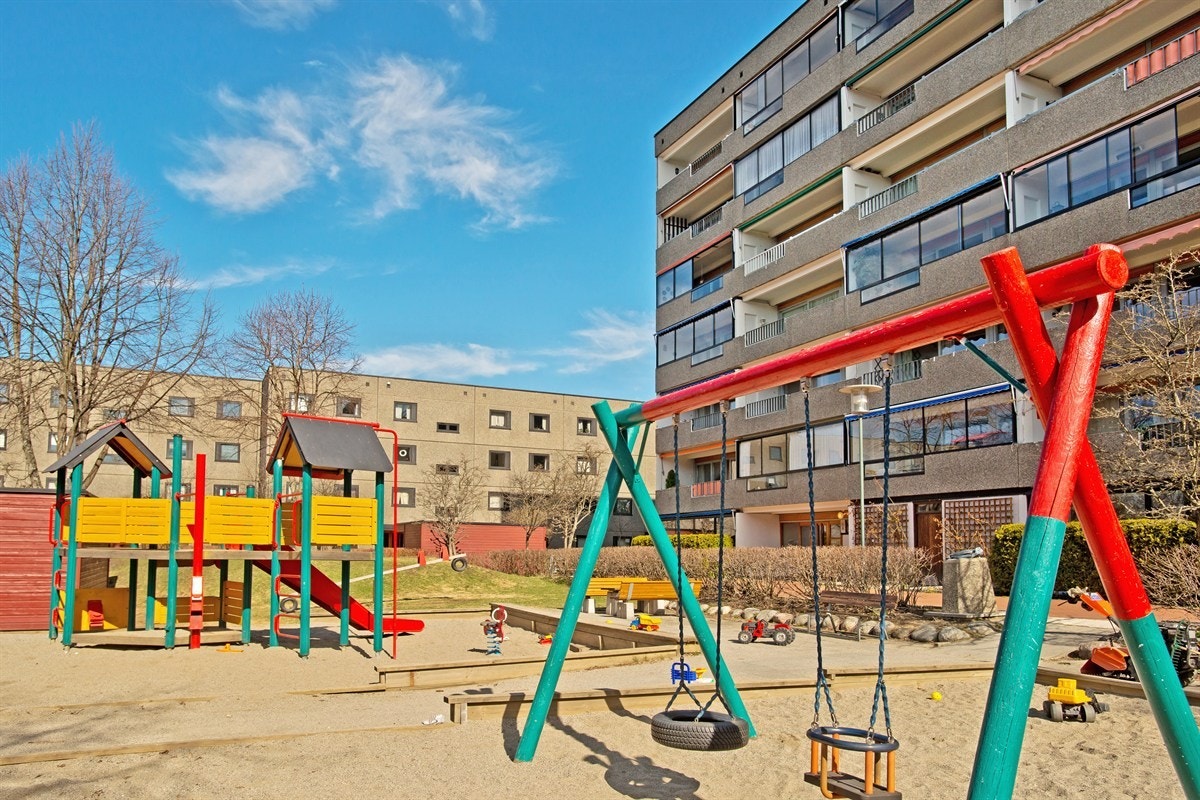 Uteområdet i borettslaget Galleribilde